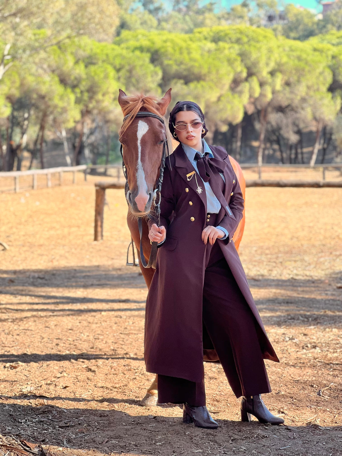 Ensemble Cavallo Rubino(marrant)