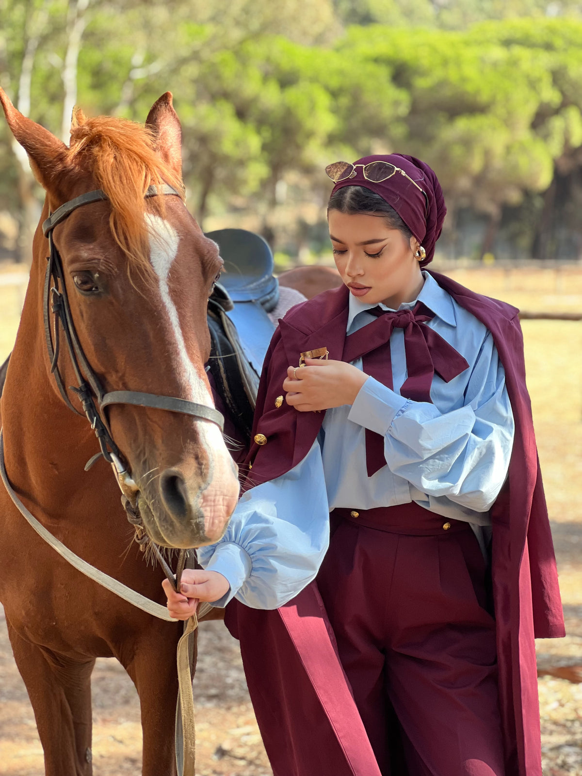 Ensemble Cavallo Rubino (Burgundy)
