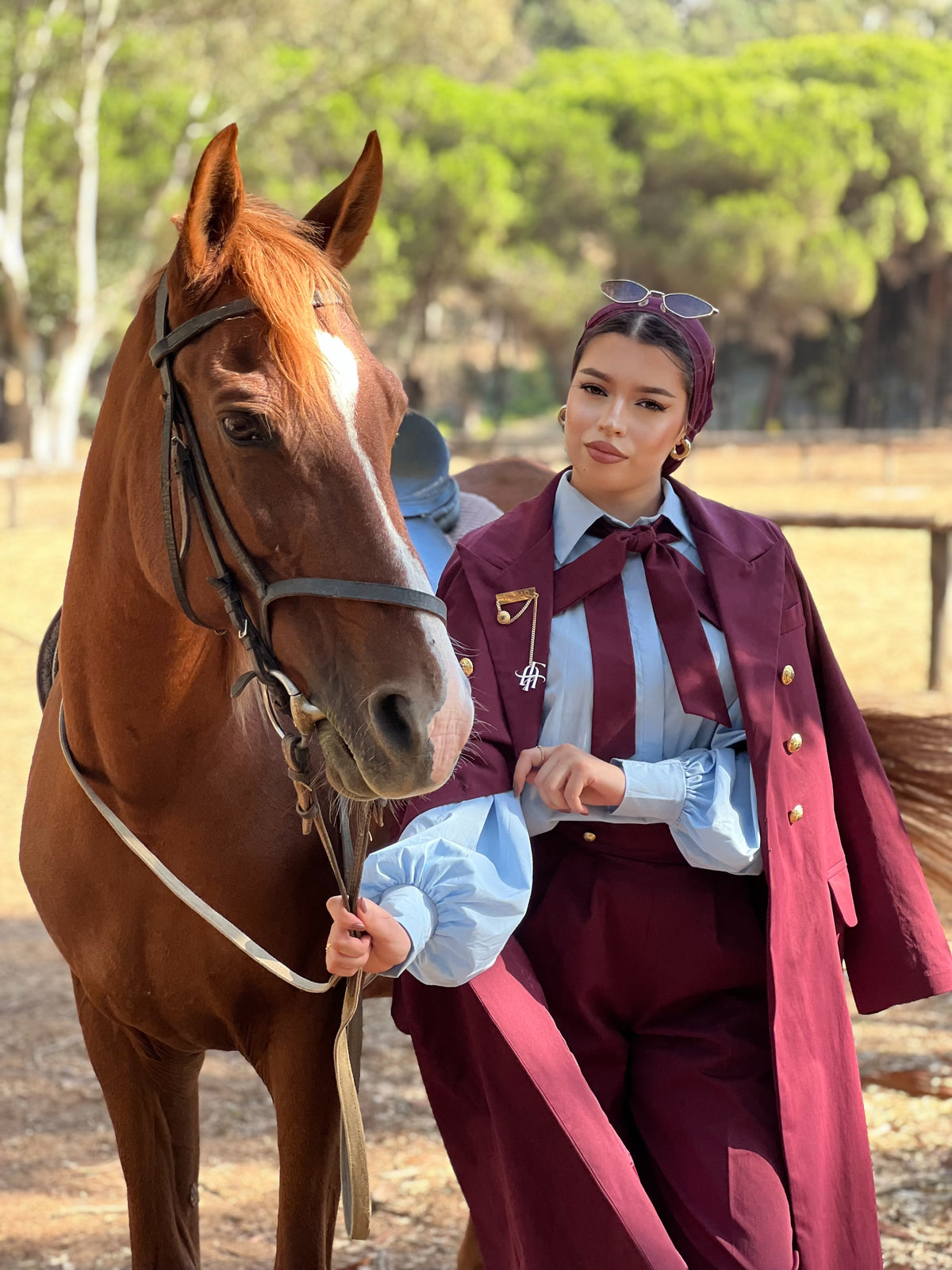 Ensemble Cavallo Rubino (Burgundy)