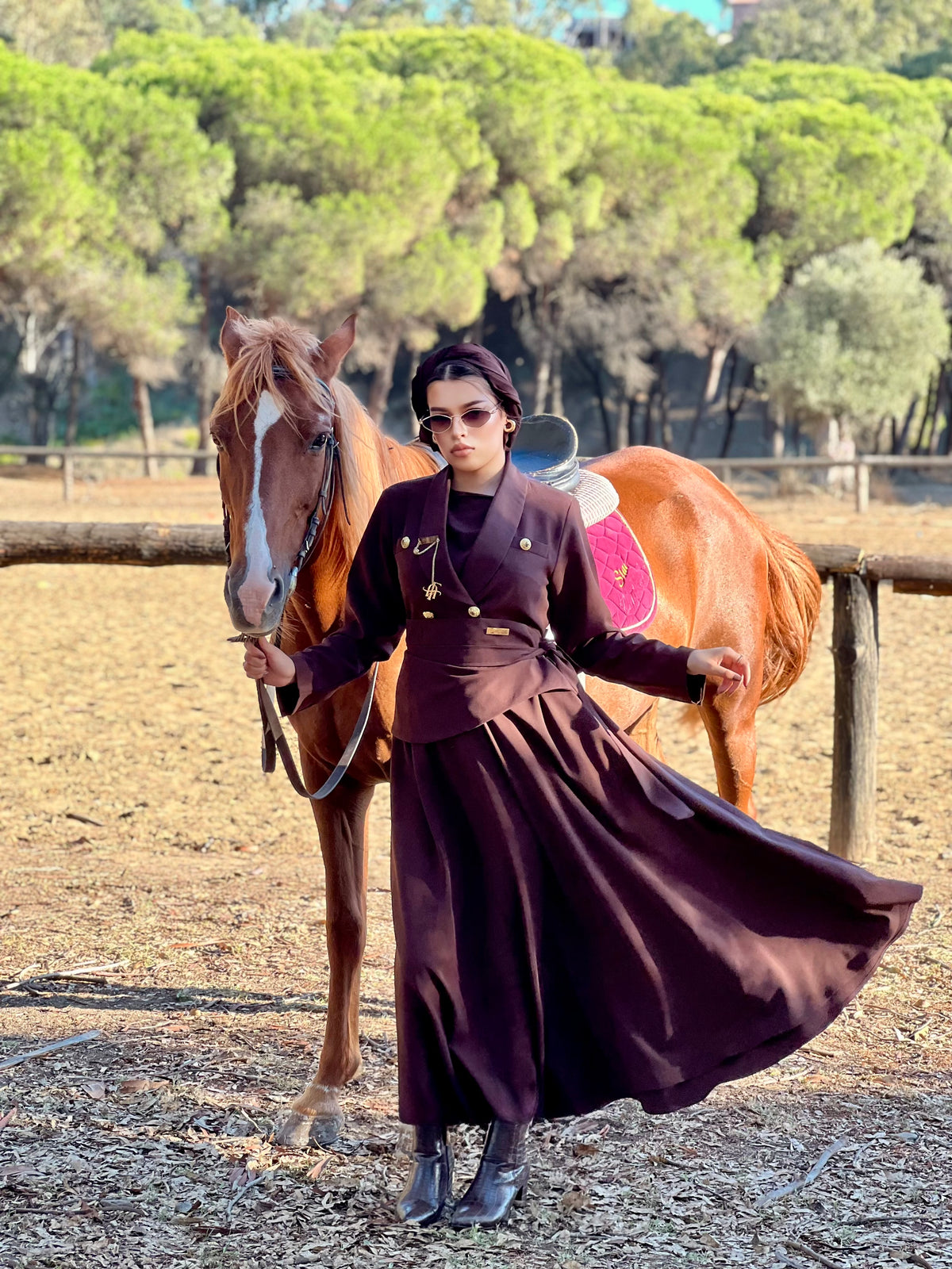 Robe Cavallo Rubino (marrant)