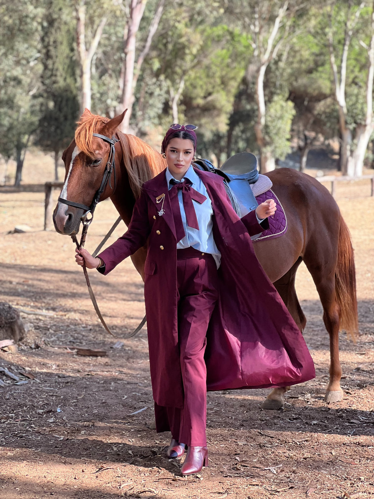 Ensemble Cavallo Rubino (Burgundy)