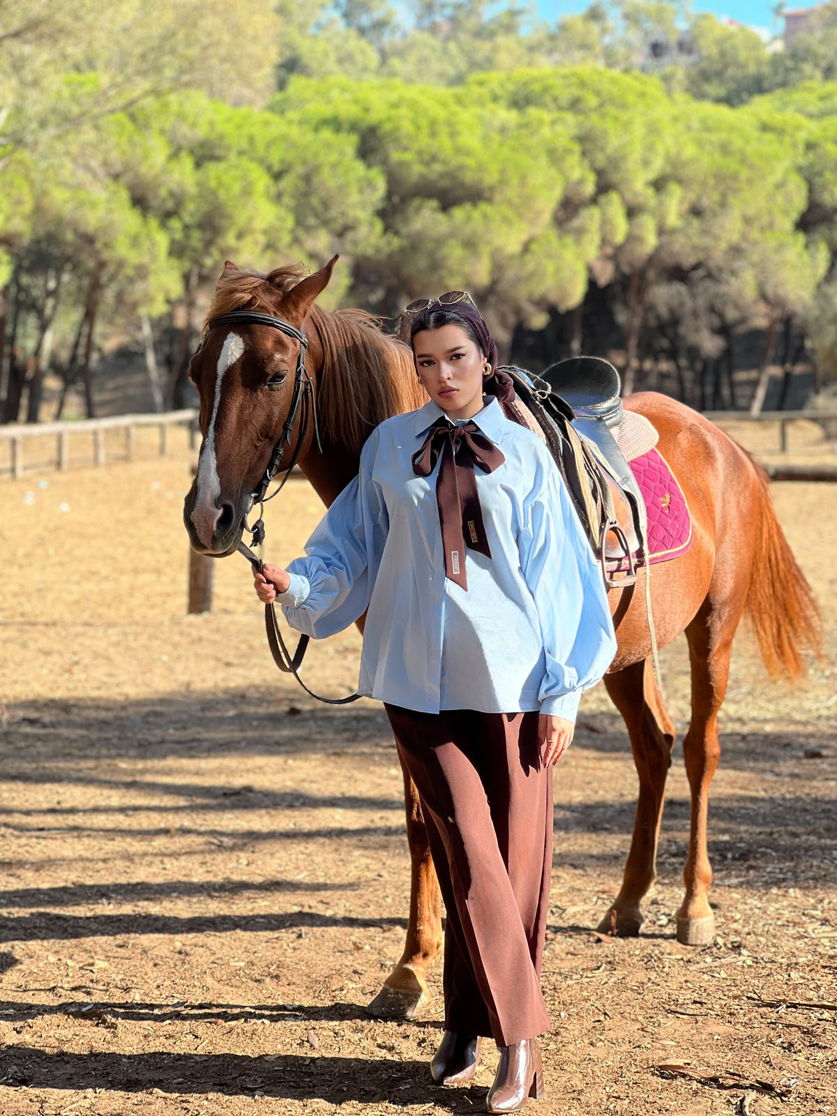 Ensemble Cavallo Rubino(marrant)