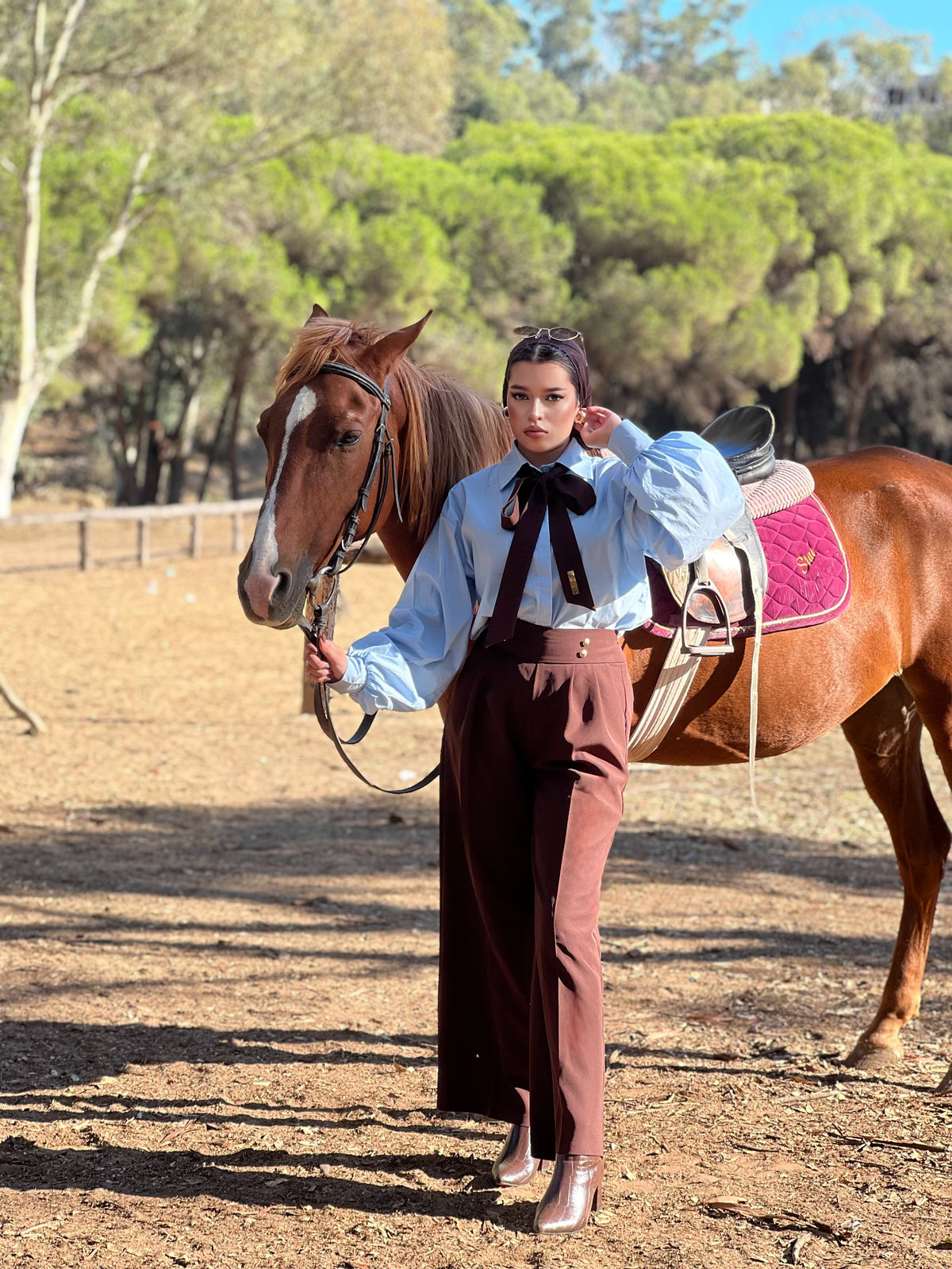 Ensemble Cavallo Rubino(marrant)