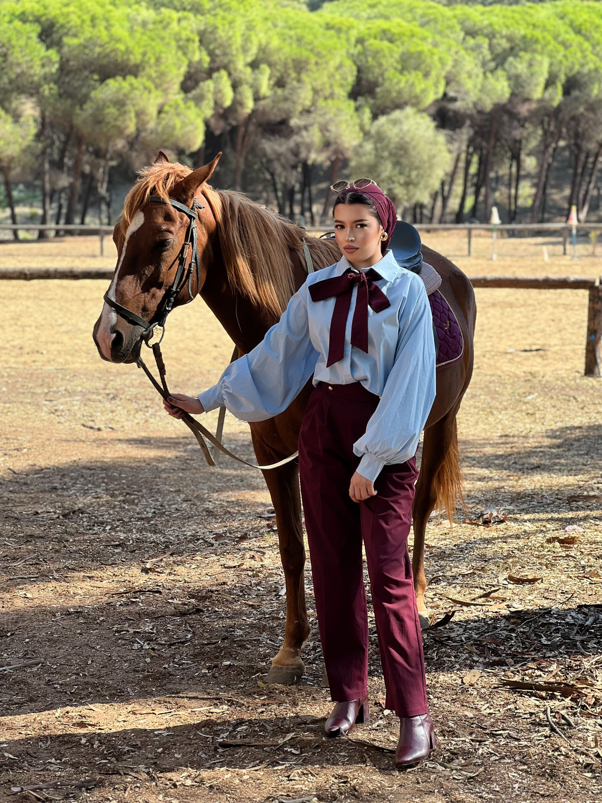 Ensemble Cavallo Rubino (Burgundy)