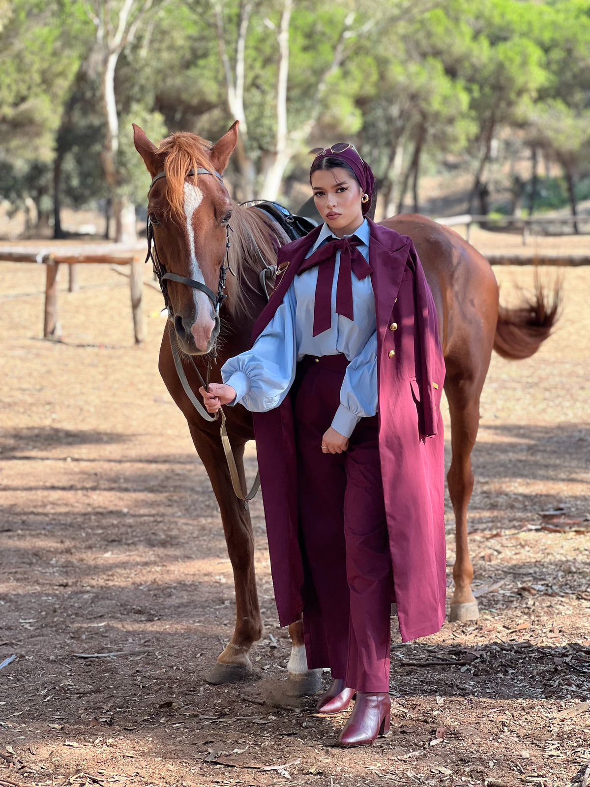 Ensemble Cavallo Rubino (Burgundy)