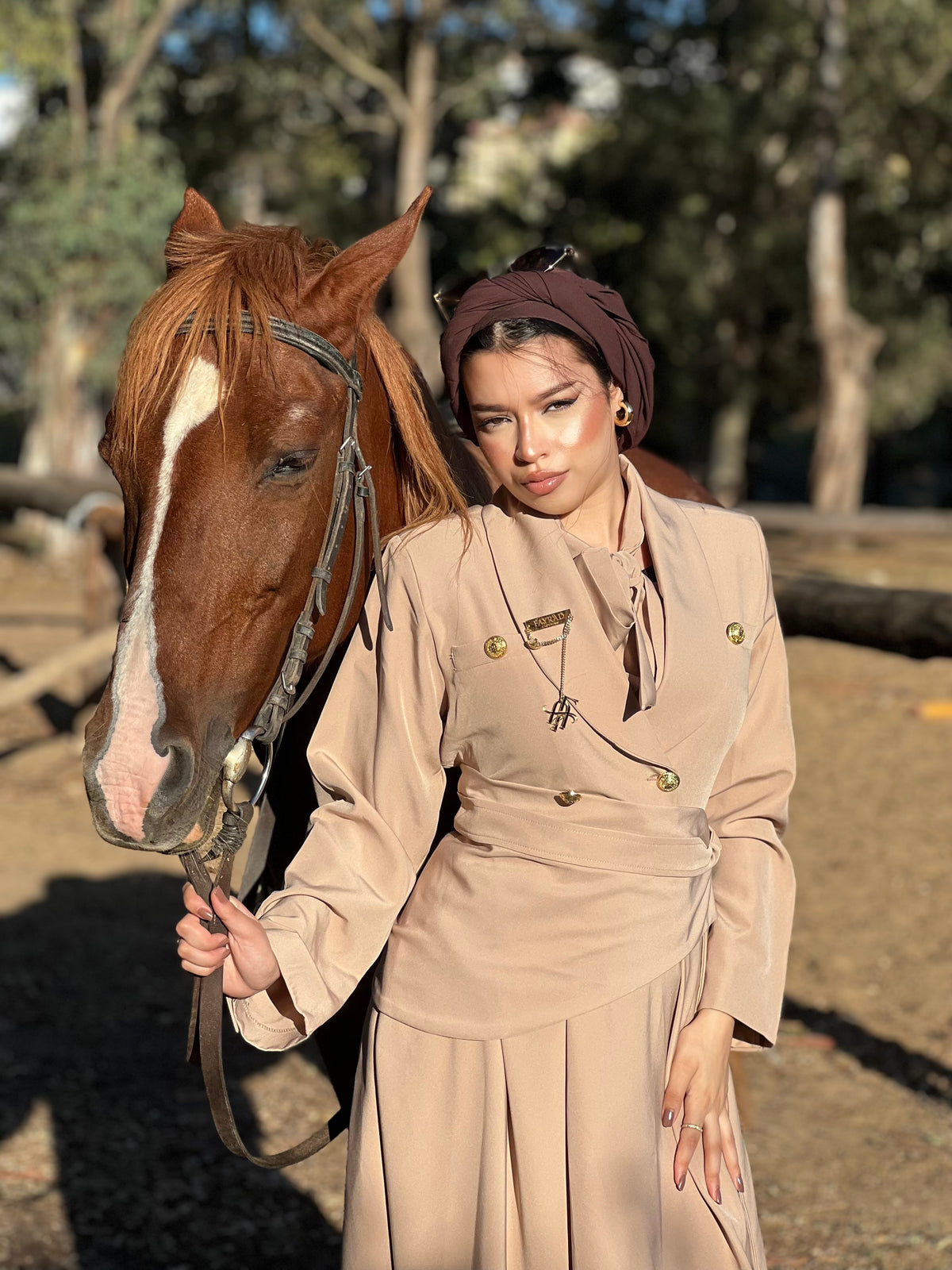 Robe Cavallo Rubino(beige)