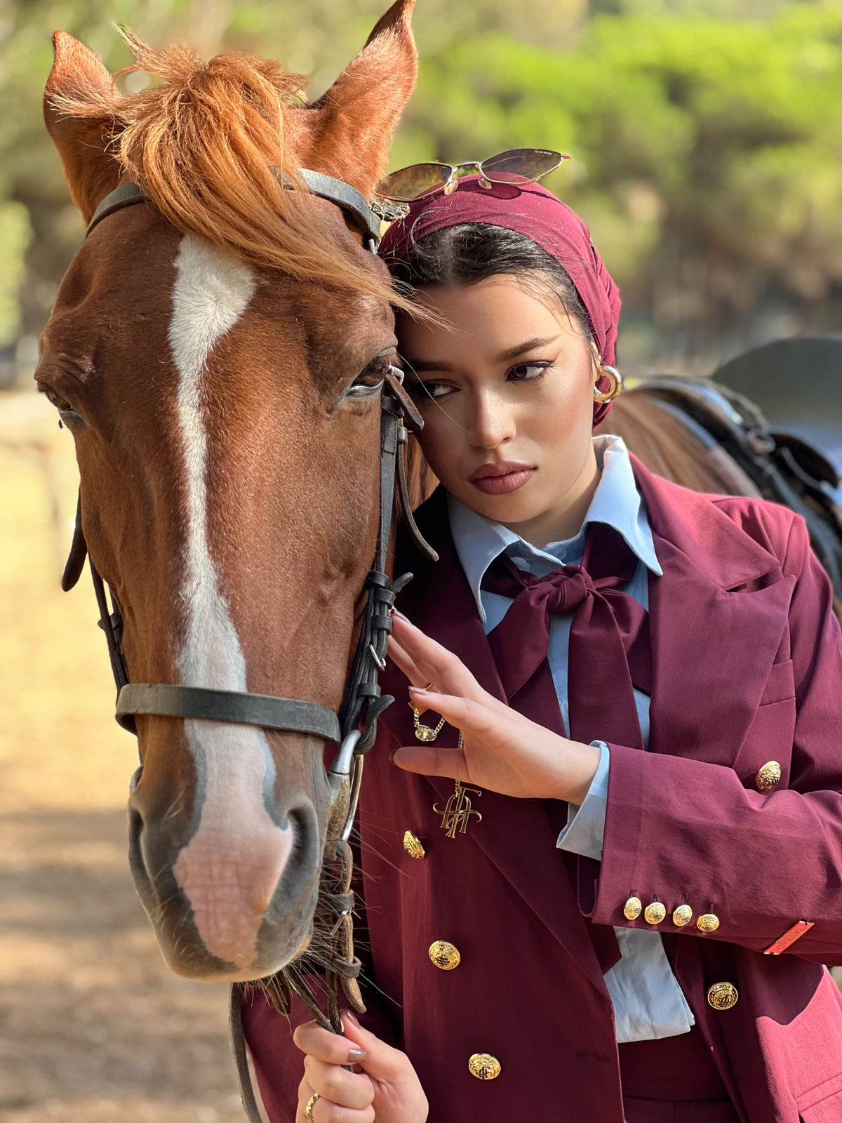 Ensemble Cavallo Rubino (Burgundy)