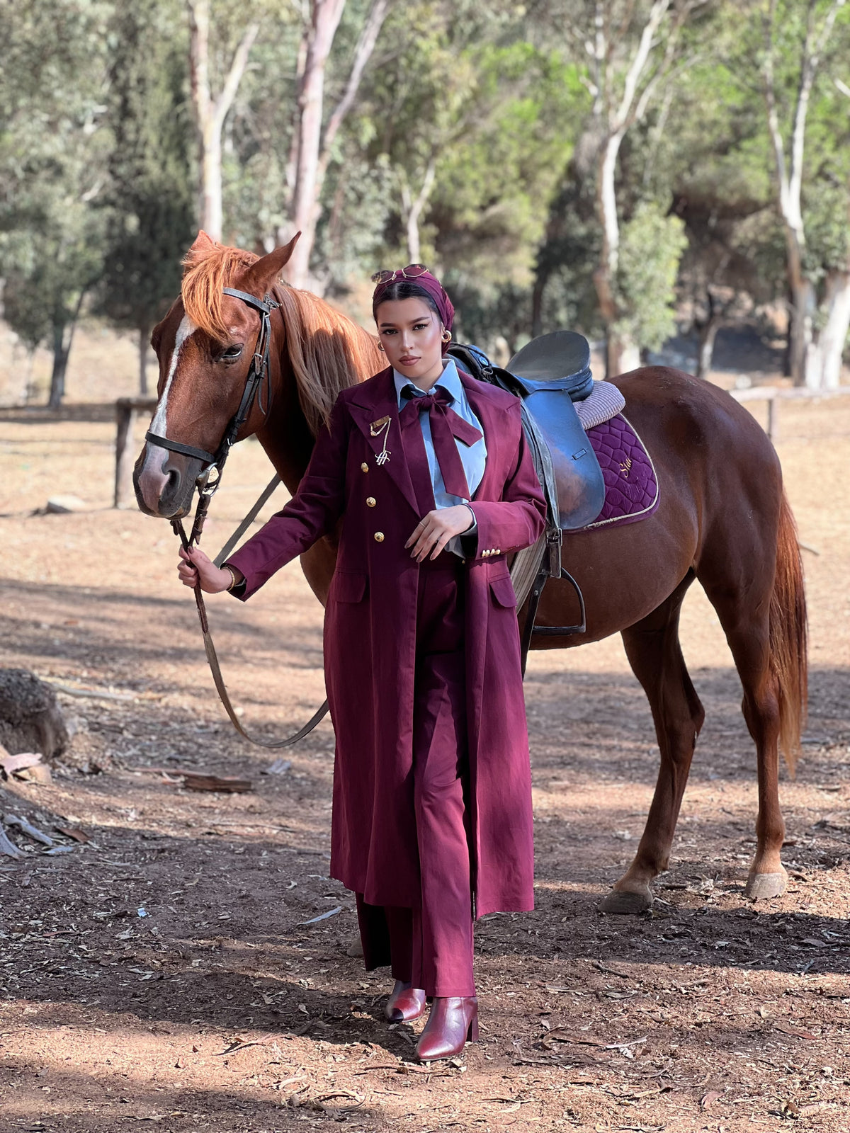Ensemble Cavallo Rubino (Burgundy)