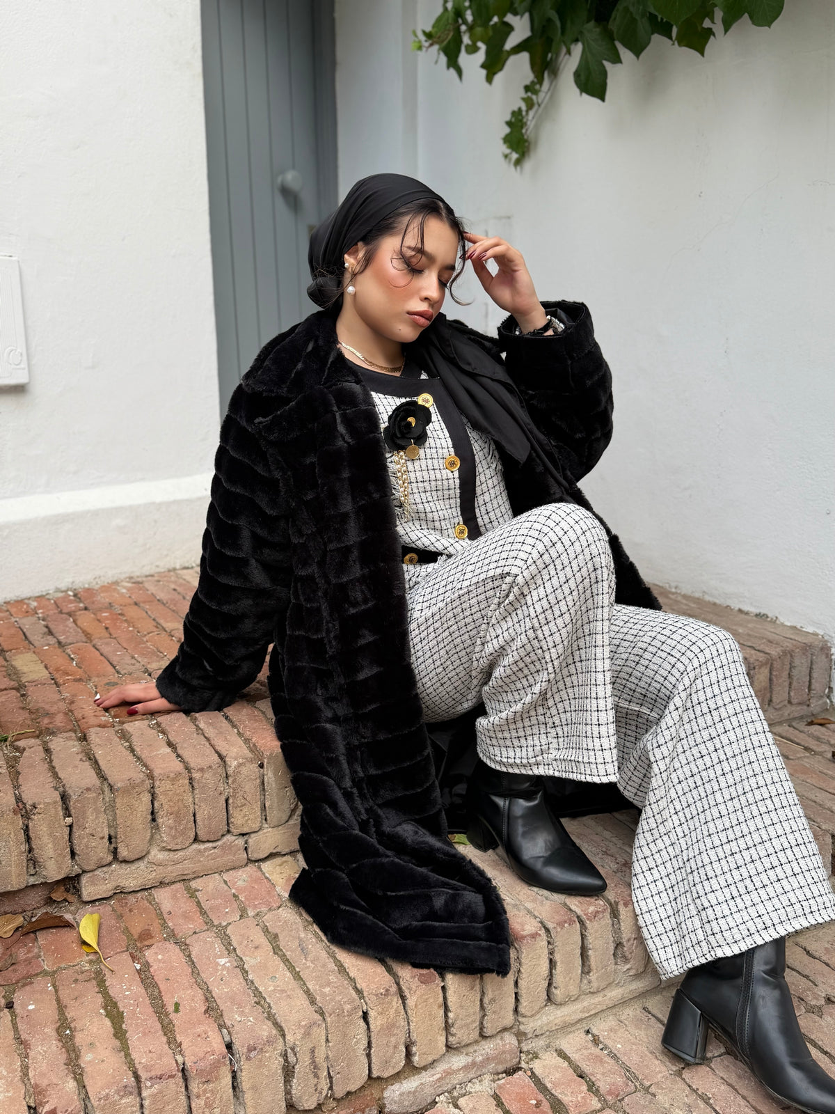 ⚜️ MANTEAU FOURRURE NOIRÉA (LONG / COURT)