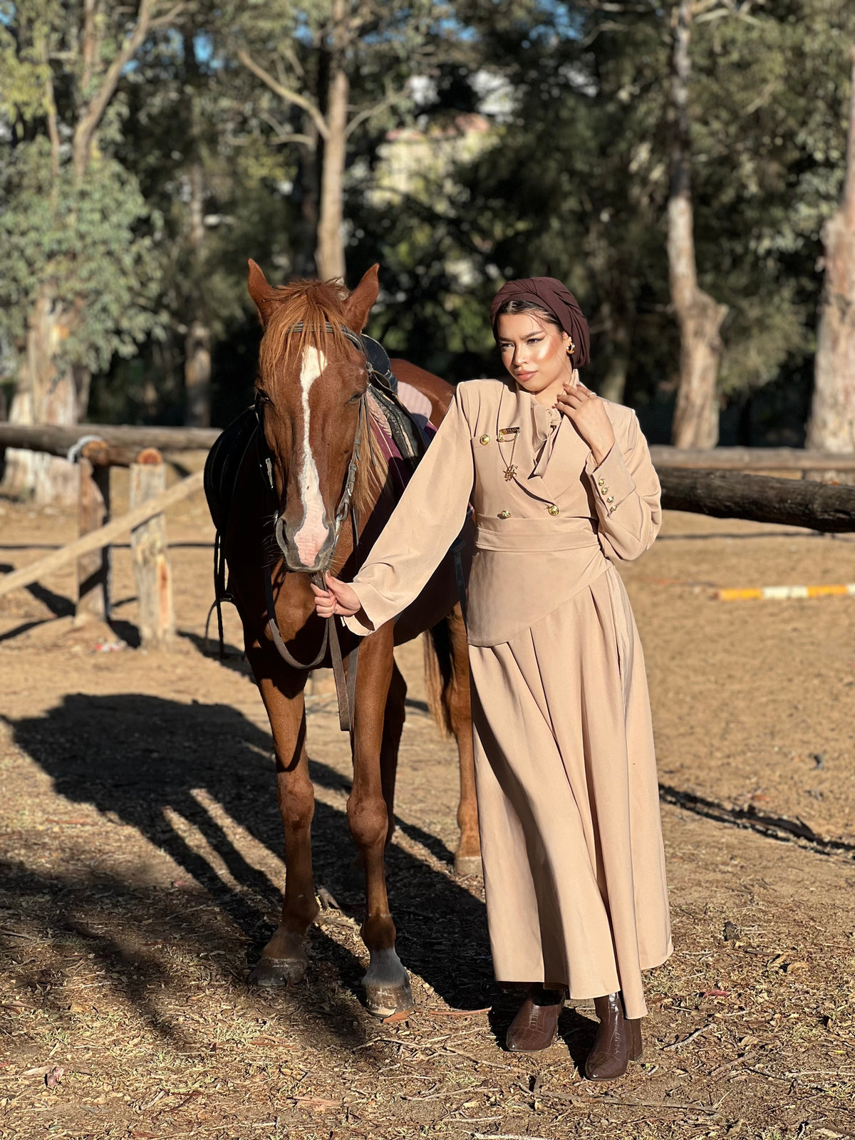 Robe Cavallo Rubino(beige)