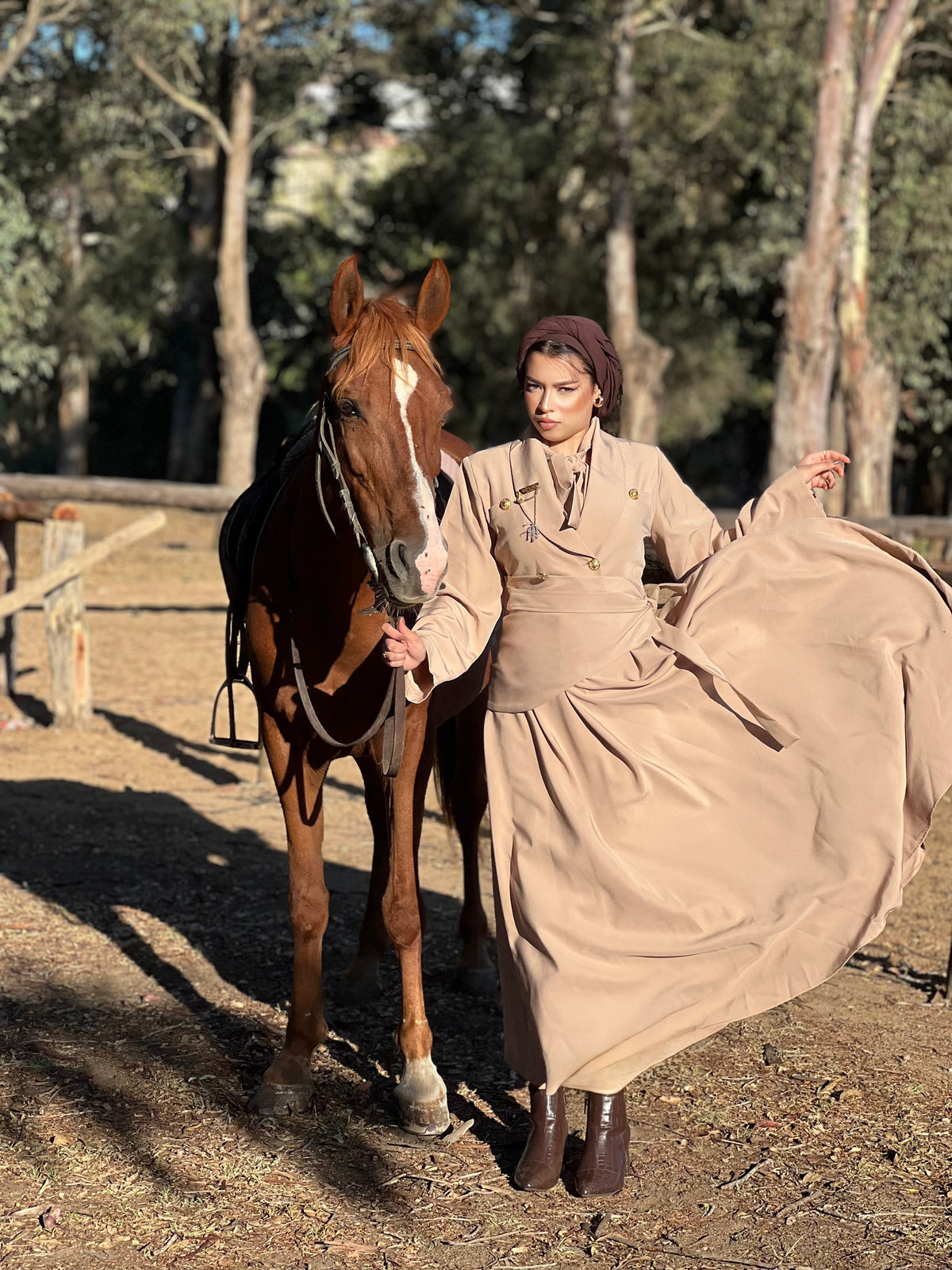 Robe Cavallo Rubino(beige)