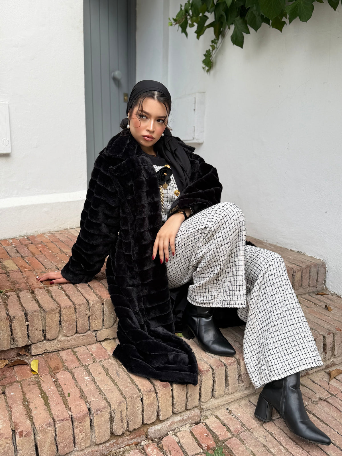⚜️ MANTEAU FOURRURE NOIRÉA (LONG / COURT)