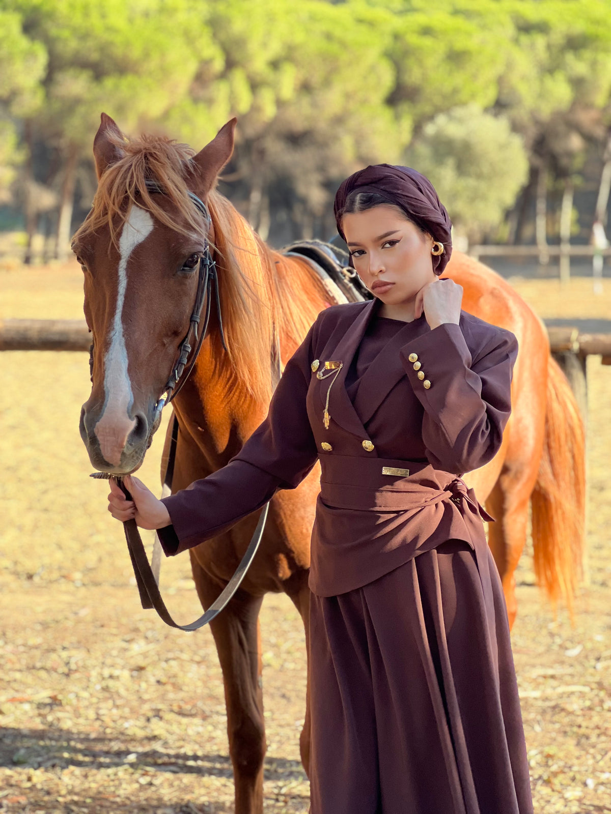 Robe Cavallo Rubino (marrant)