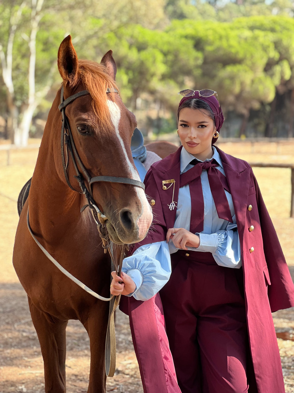 Ensemble Cavallo Rubino (Burgundy)