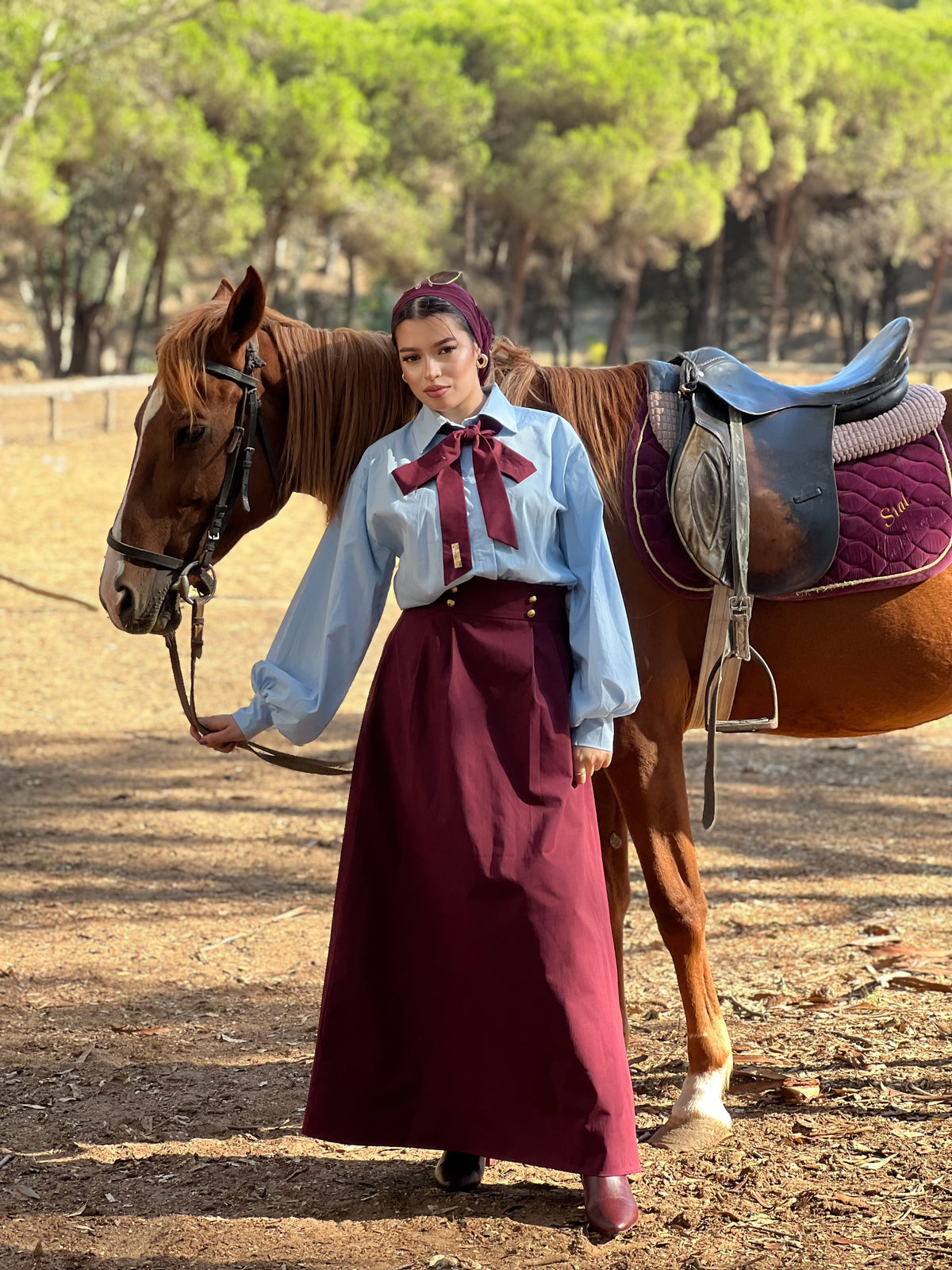 Ensemble Cavallo Rubino (Burgundy)