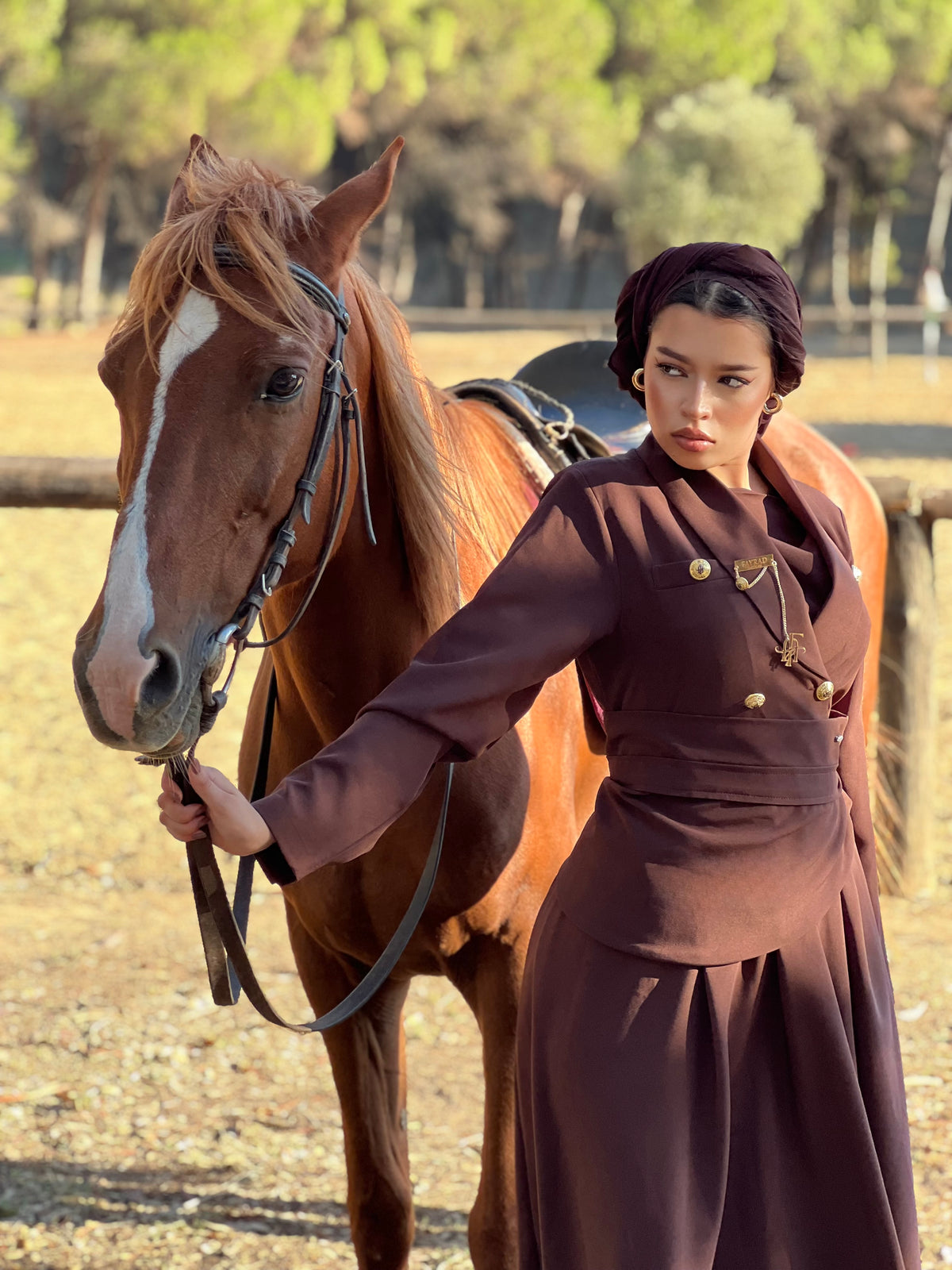 Robe Cavallo Rubino (marrant)