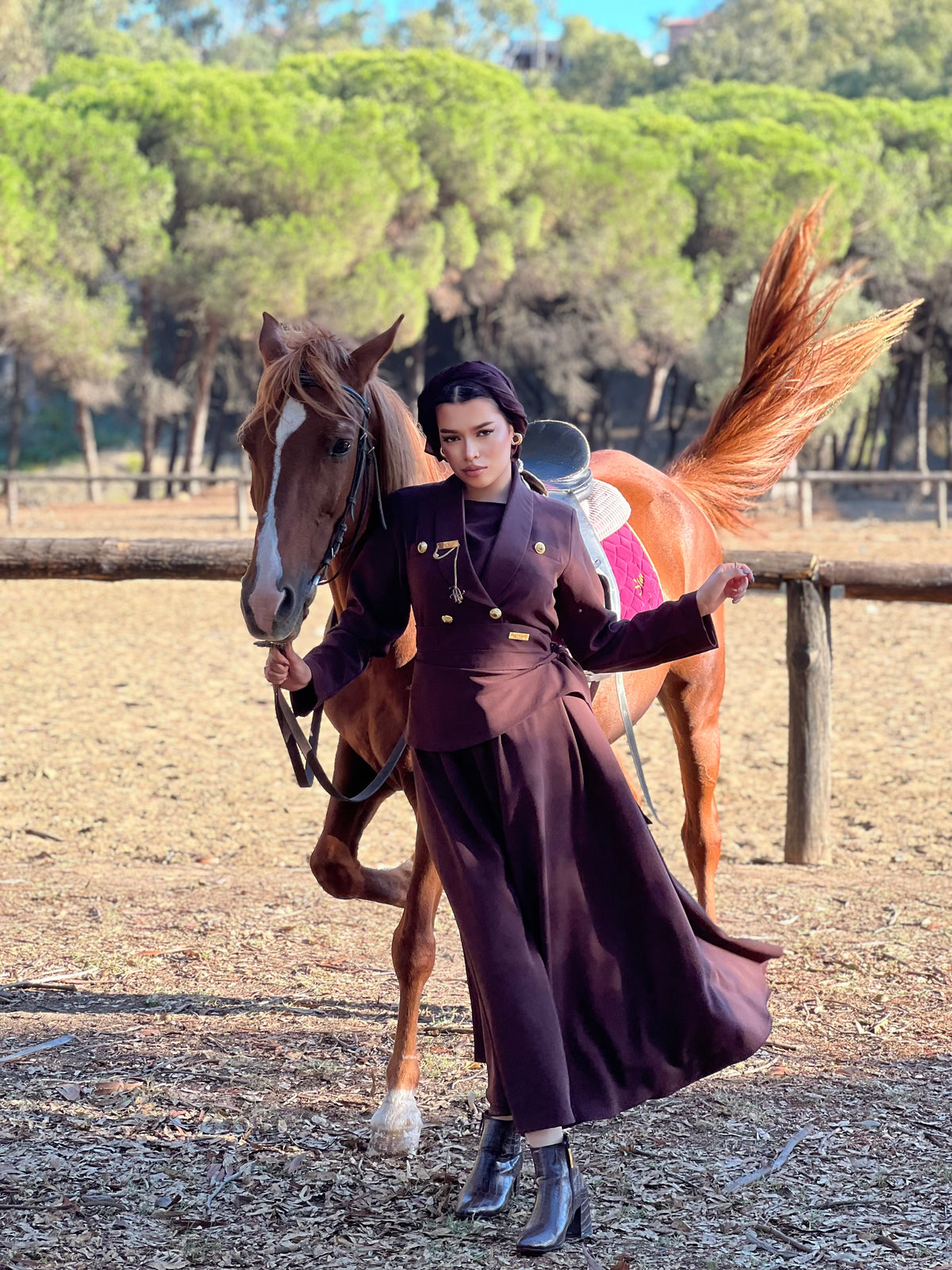 Robe Cavallo Rubino (marrant)