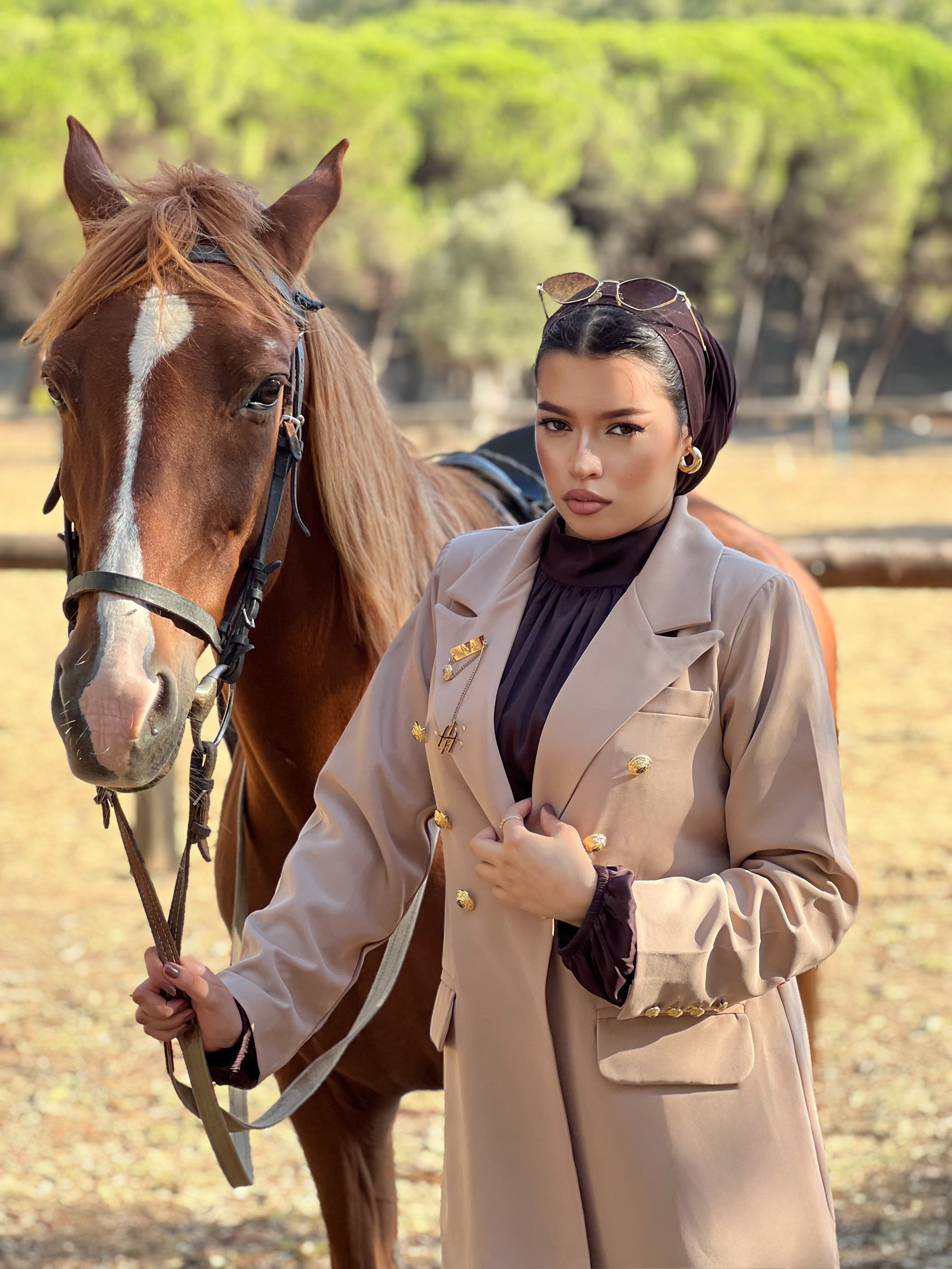 Ensemble Cavallo Rubino (beige)