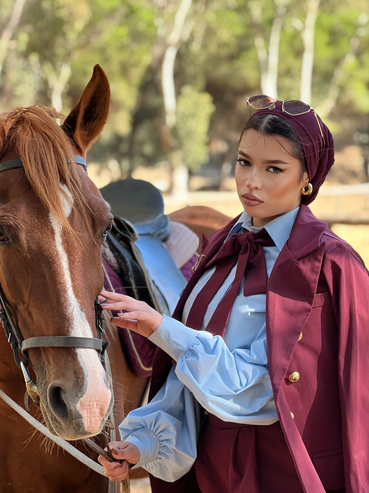 Ensemble Cavallo Rubino (Burgundy)