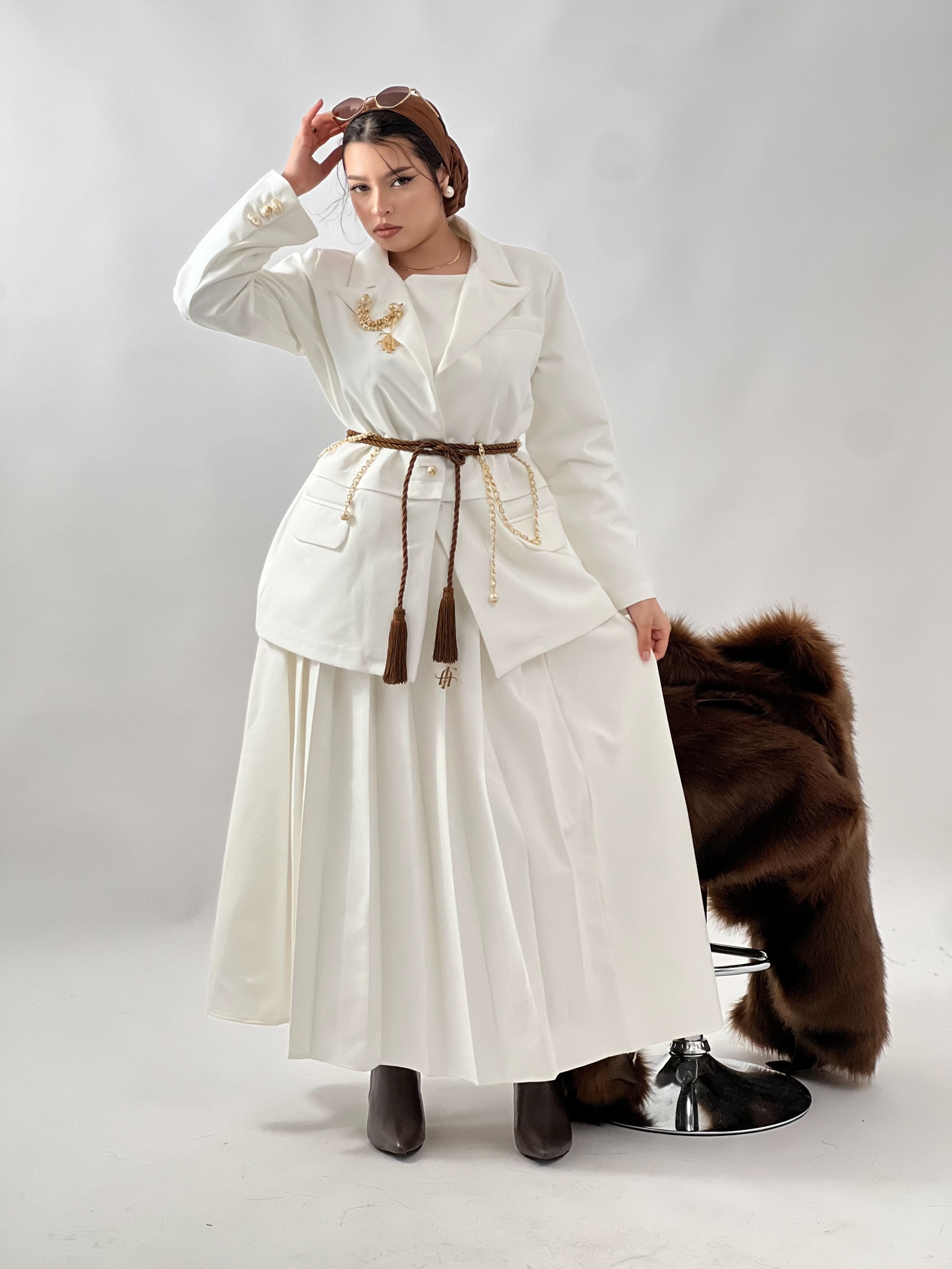 Ensemble 2p veste classique avec jupe