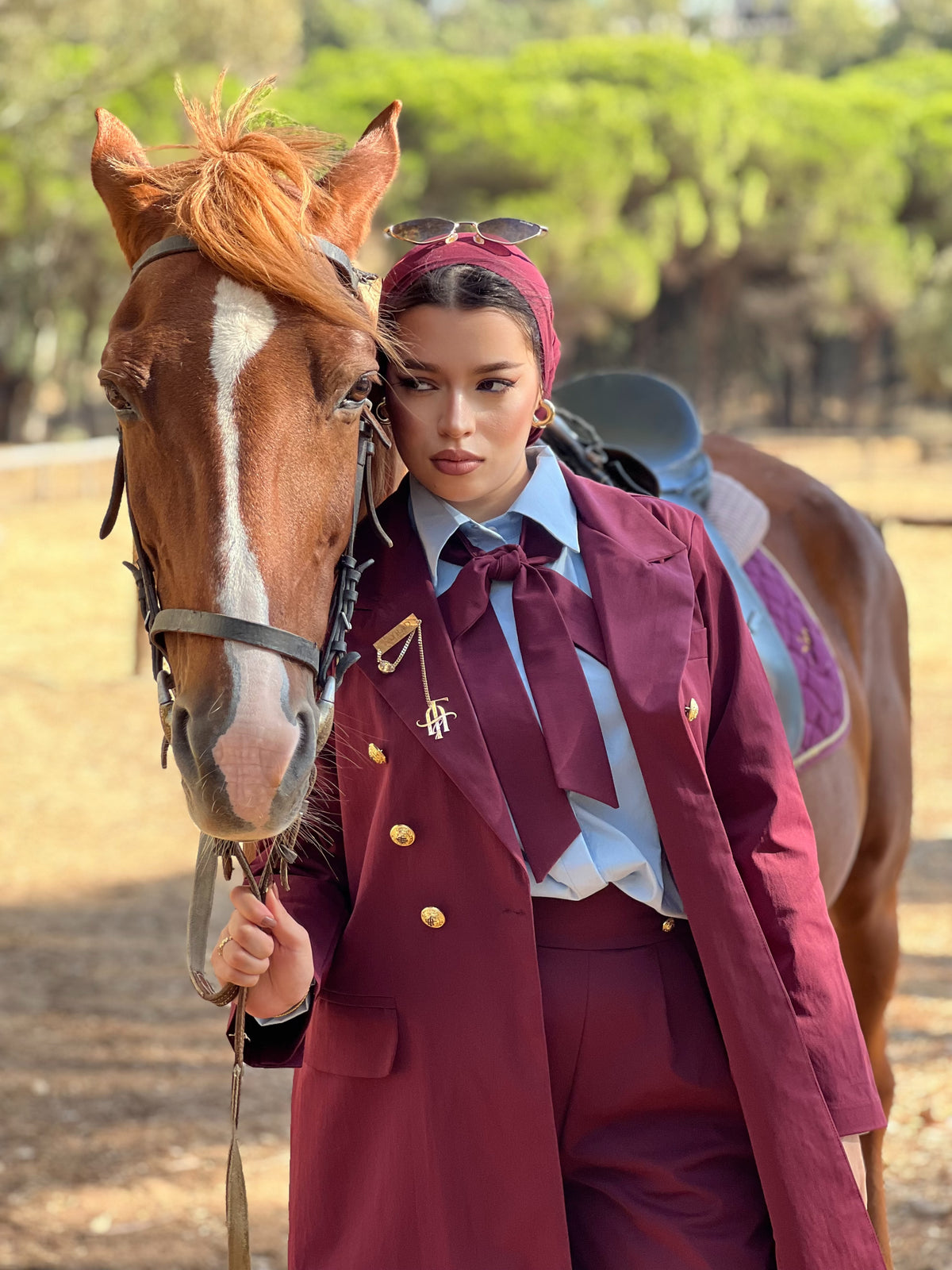 Ensemble Cavallo Rubino (Burgundy)