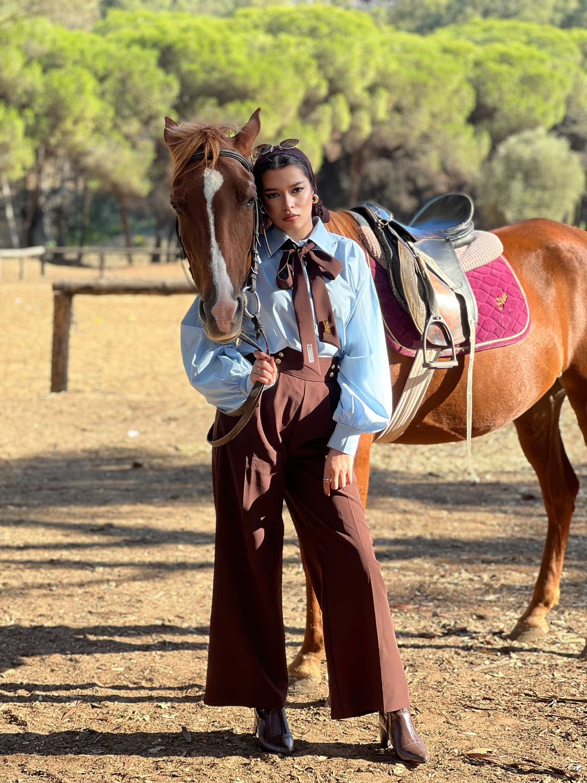 Ensemble Cavallo Rubino(marrant)