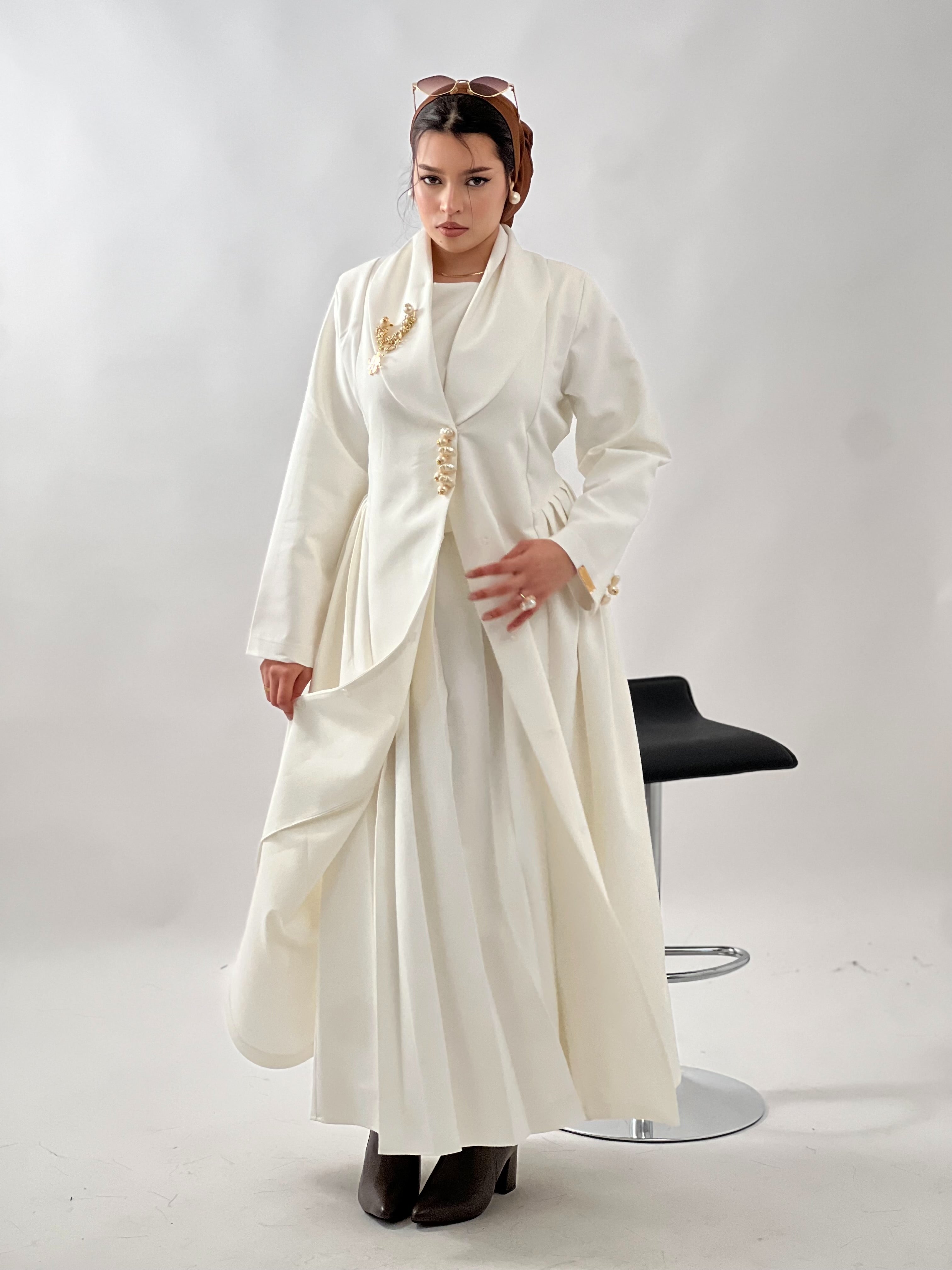 ensemble 3p la robe avec (la jupe au pantalon) gilet