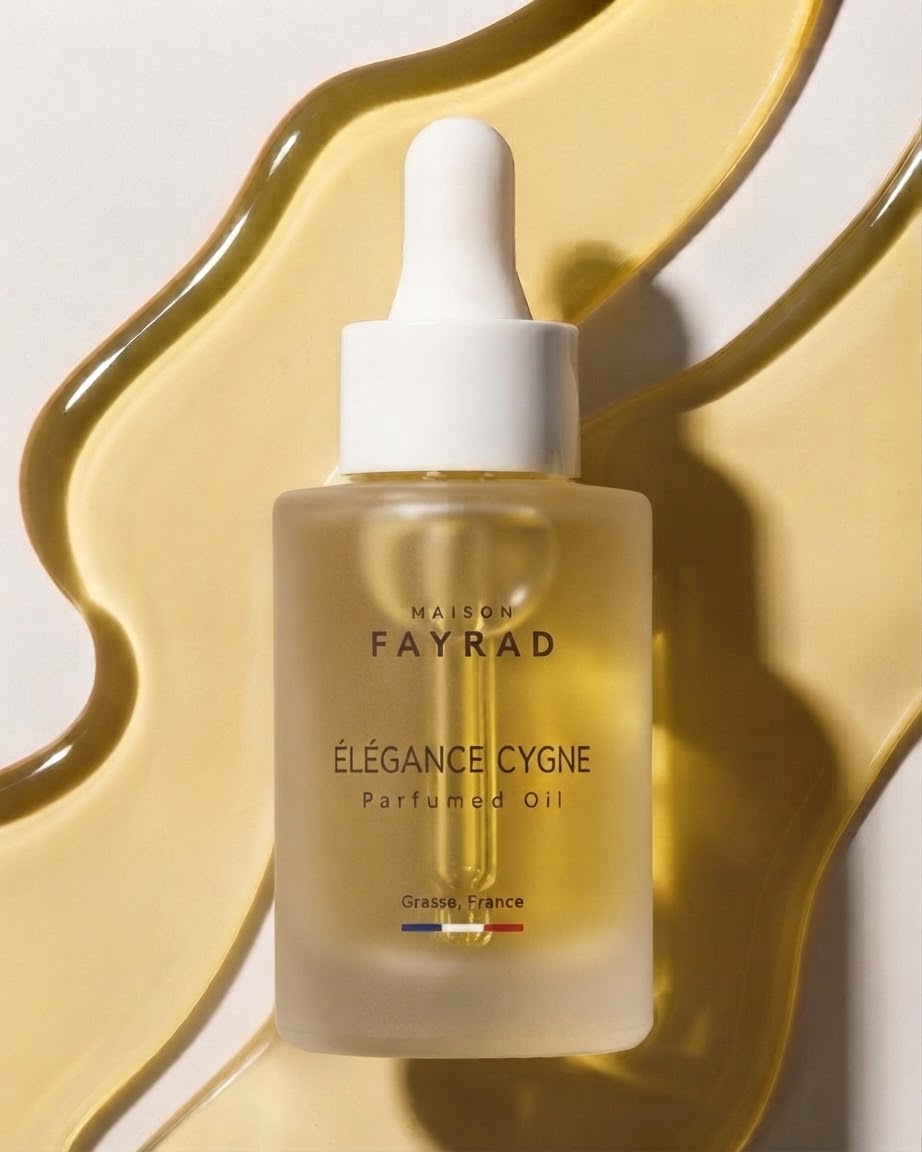 perfume oil élégance, cygne