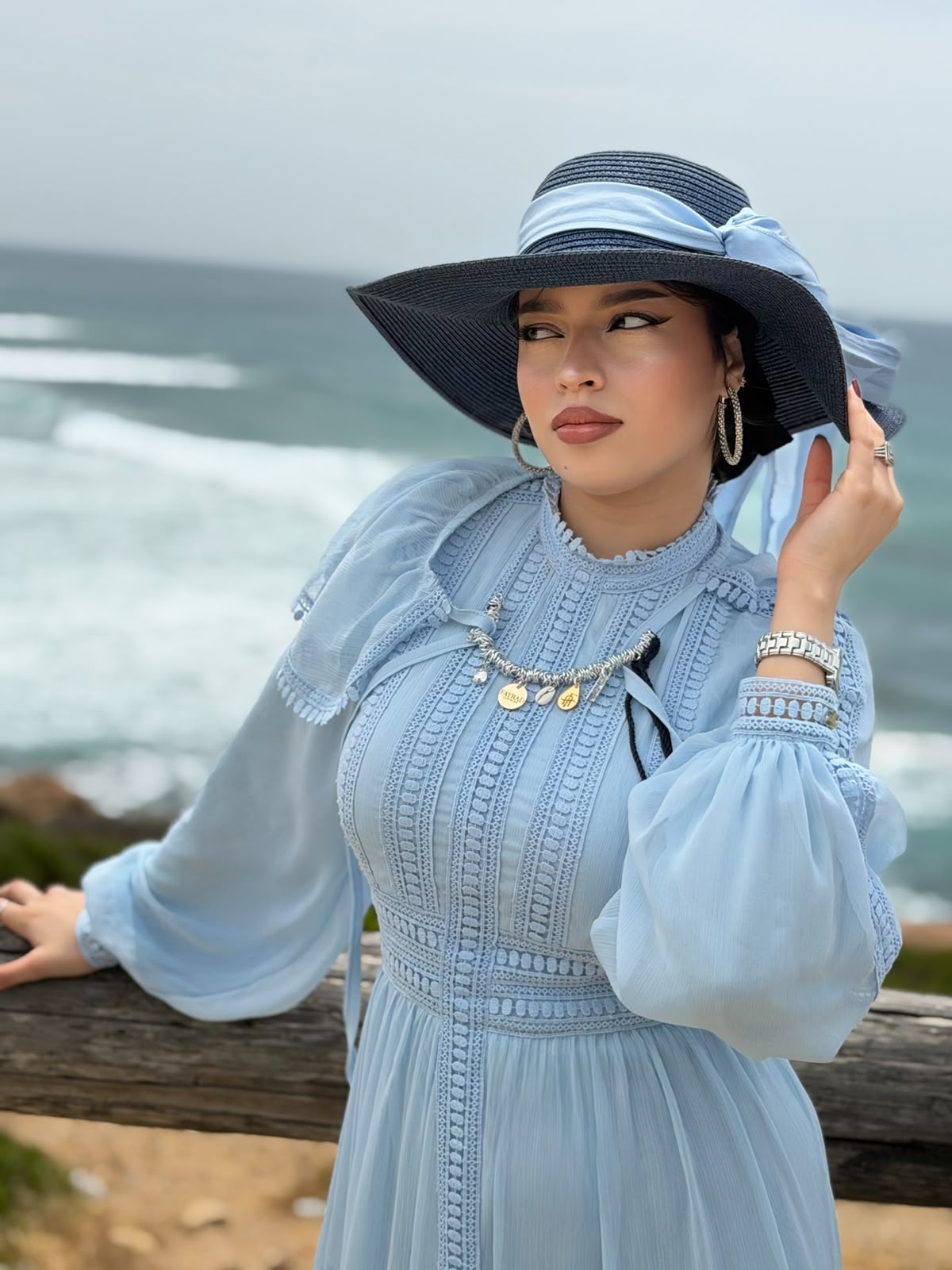 Robe rit merlette (bleu ciel)