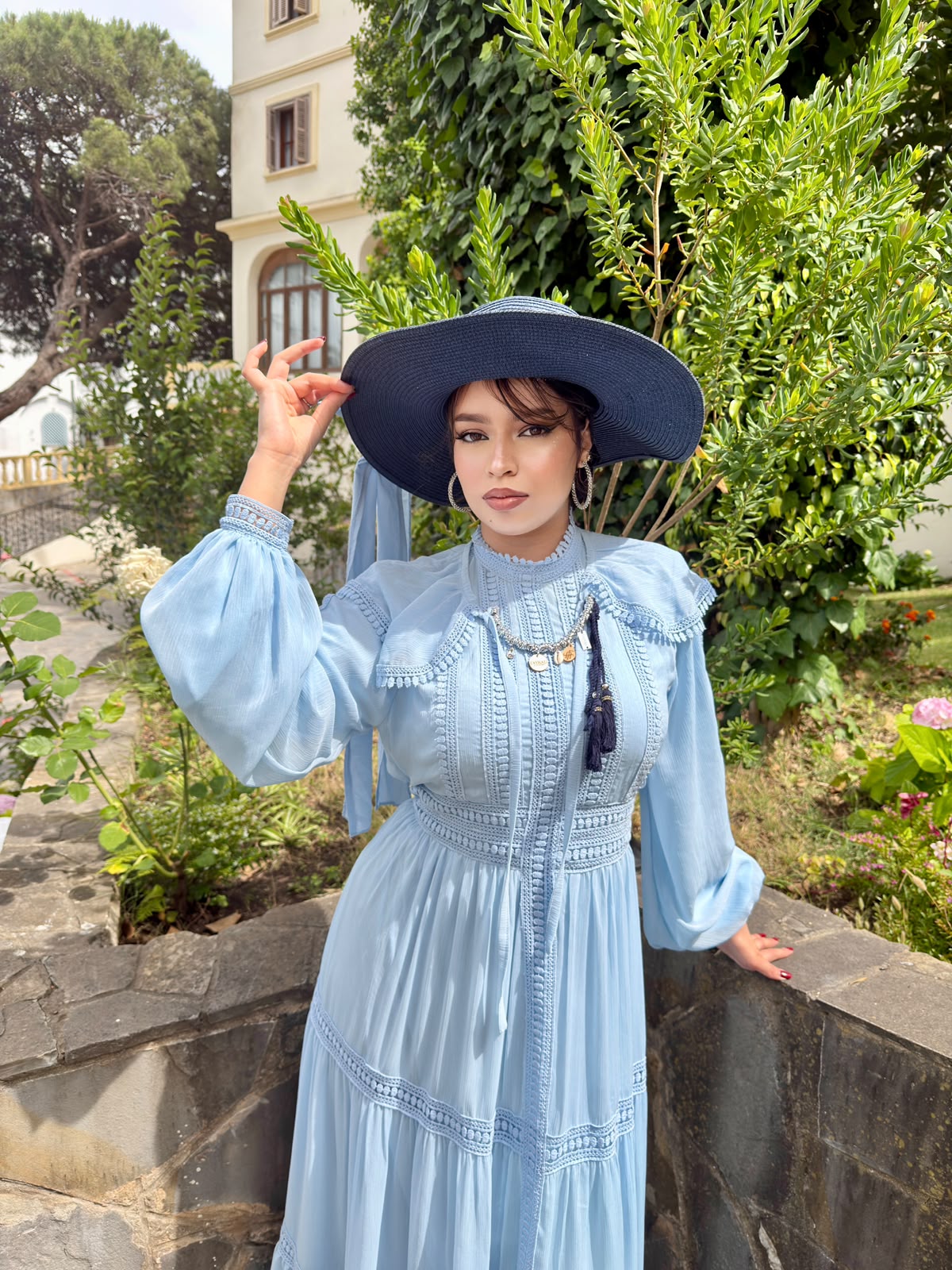 Robe rit merlette (bleu ciel)